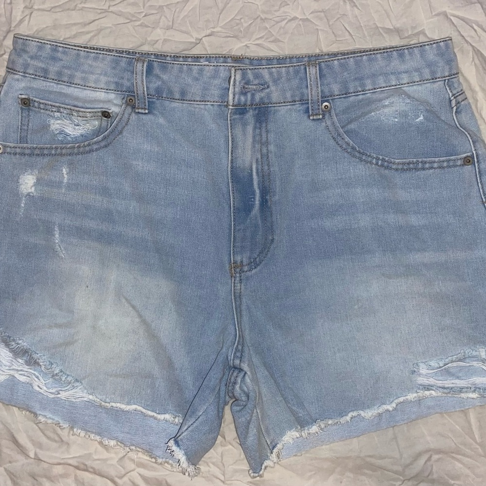 No Boundaries Light Blue Denim Shorts